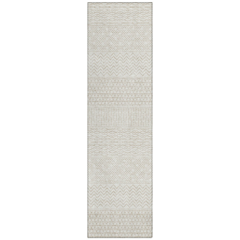 Tisdell Area Rug with Non-Slip Backing, Runner 2'3" x 7'6"