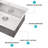 33X22 Inch Kitchen Sink Drop In 16 Gauge Stainless Steel 33" Single Bowl Topmount Kitchen Sink Basin
