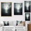 «Silver Streaks Power Lines», impression sur toile-1125608824-1125601925