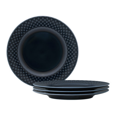 Kikko Set of 4 Salad Plates, 8.25"