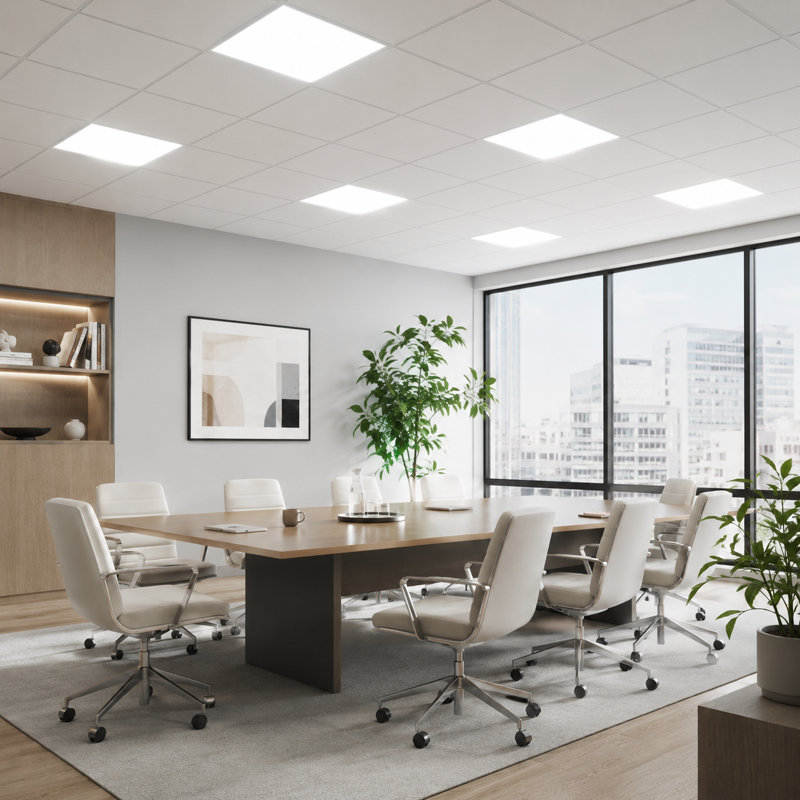 Plafonnier à écran plat DEL intégré 2 pi x 4 pi 6250 lumens à intensité variable