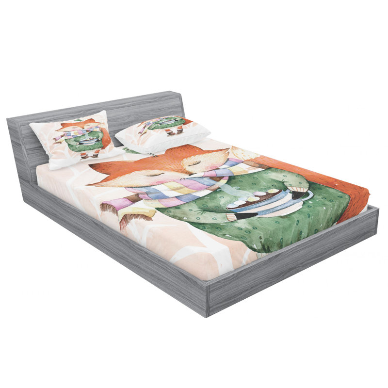 Microfiber Sheet Set, Queen Sheet Set with 2 Pillowcases