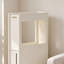 Armoire de rangement roulante en bois d'hévéa avec tiroirs-275728914