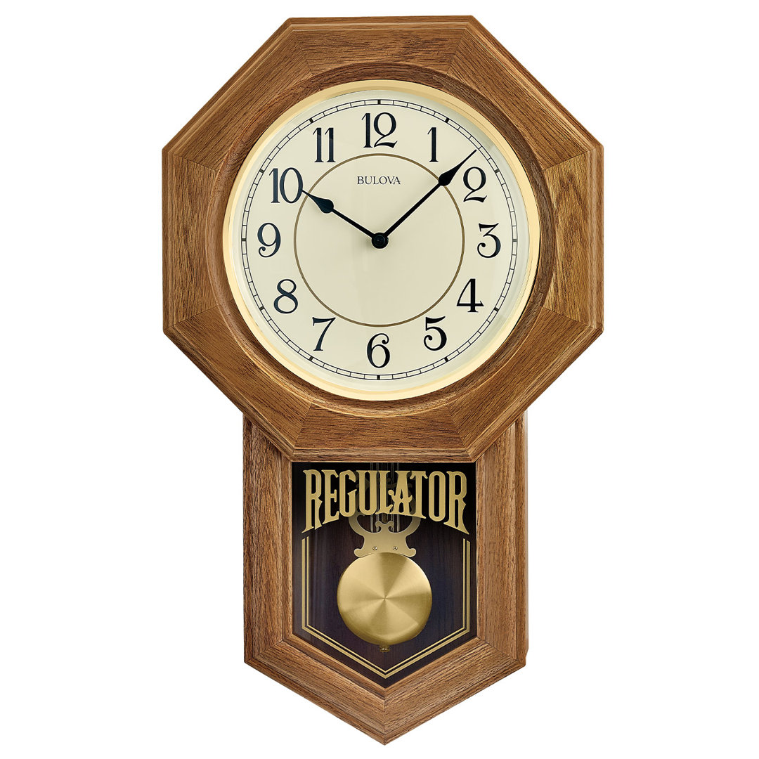 Thomaston Solid Wood Wall Clock Bulova