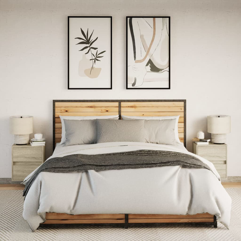 41cm W Manufactured Wood Bedside Table