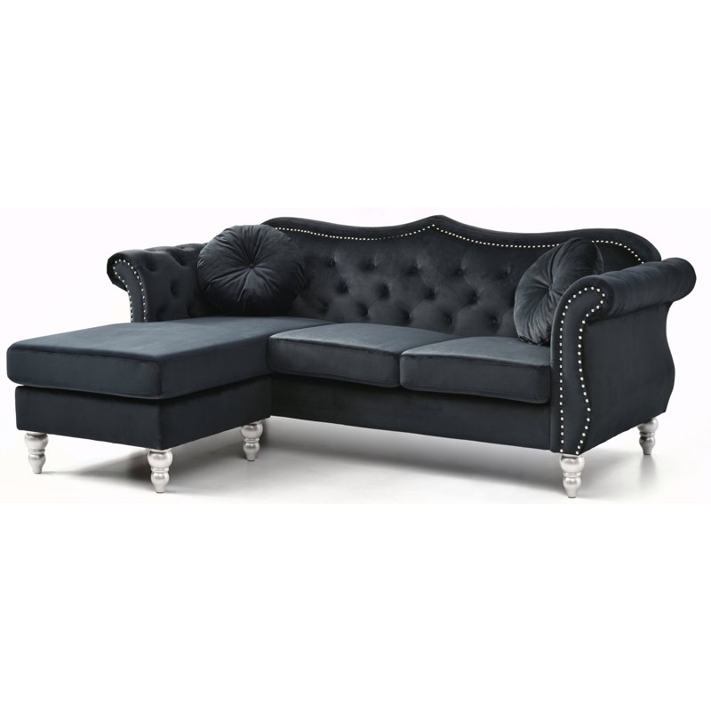 Canapé Glory Furniture Hollywood G0663B-SC, noir, Noir