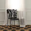 Housse et insert de coussin décoratif carré 100% coton Haslet-87809670