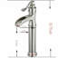 Robinet de lavabo vasque à poignée simple