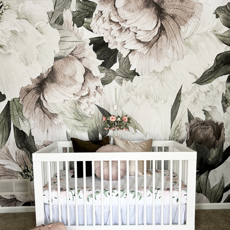 Floral Wallpaper, Pre-Pasted