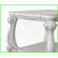 Table basse Traditional Bone White avec tablette inférieure - Style intemporel Rangement supplémentaire pour le salon