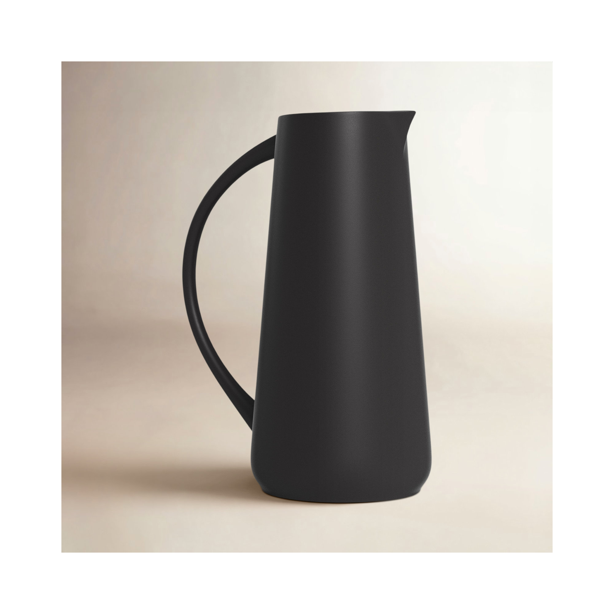 Osprey 48oz. Stoneware Pitcher, Black