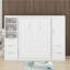 Grand lit escamotable avec tiroirs et tablettes-1916929963