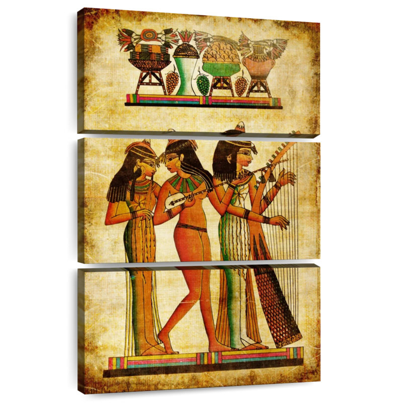 Leisha, Musiques de l'Égypte antique, H 50 po x l 32 po