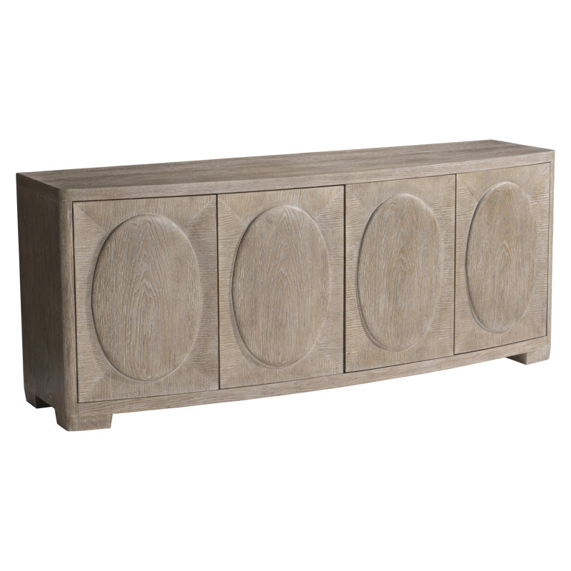 Aventura 78'' Rustic Brown Solid Wood Sideboard