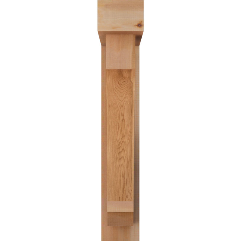Support de bloc impérial avec entretoise décalée, 36 x 24, Cèdre rouge occidental de l 6 po (scié brut)