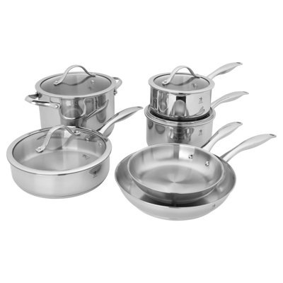 Henckels Aragon 10-Pc Stainless Steel Cookware Set