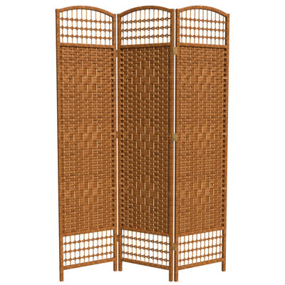 Stoke Bishop 77.5" W x 67" H Panel Folding Room Divider by Bay Isle Home