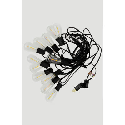 26' Outdoor 12 - Bulb Standard String Light (End to End Connectable)