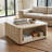 Caomhan 31.5" Modern Square Coffee Table with Storage Shelf-765145570