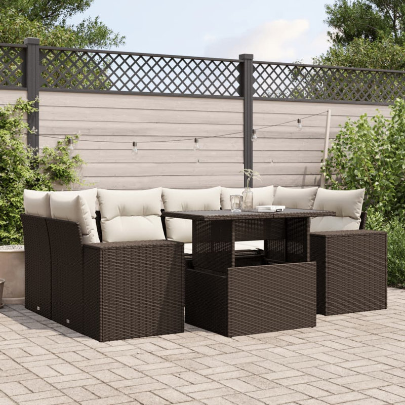 Ensemble de canapé de jardin Vidaxl