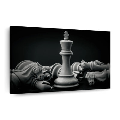" Chess King Canvas Print "