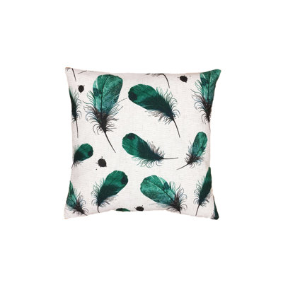 Cayson Mountain Leaf Throw Pillow Cover