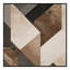 Soft Plush Ealey Modern Geometric Area Rug in Brown – Black Binding-2091395708