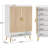 7-Tier Shoe Storage Cabinet Wooden  Shoe Cabinet