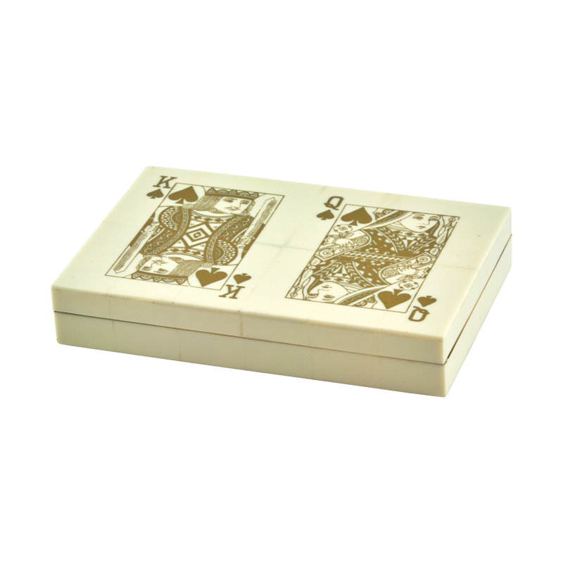Bone Playing Card Set