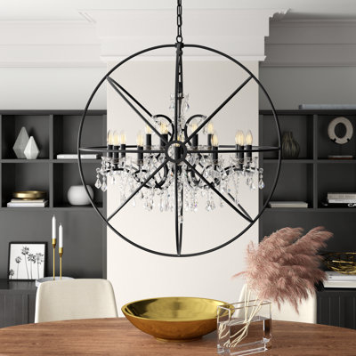 Svante 18 - Light Dimmable Globe Chandelier