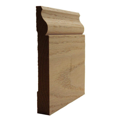 EWBB12 Colonial Baseboard 5-1/4" Tall x 11/16" Moulding. Unfinished