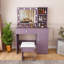 Meuble-lavabo lumineux avec rangement, bureau moderne en MDF pour la maison