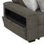 4-piece Sectional With Pop Up Lounger And Shelfs