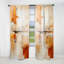Rideau tendance Glam Orange Beige Collage II - Velours obscurcissant - 1 panneau-107831939