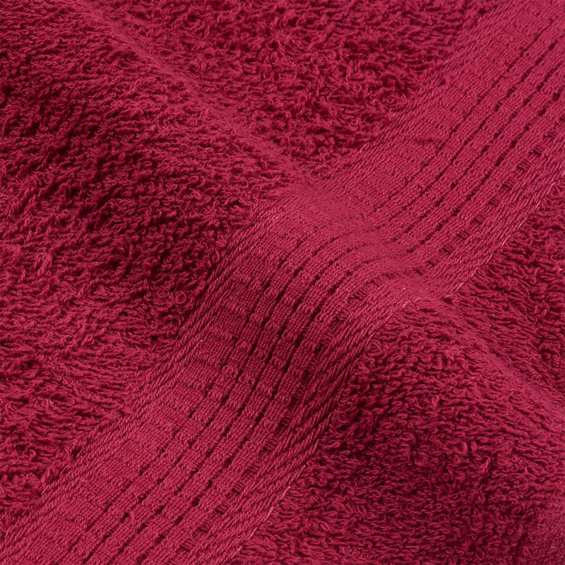 Randeen 100% Cotton Bath Towel, Bordeaux