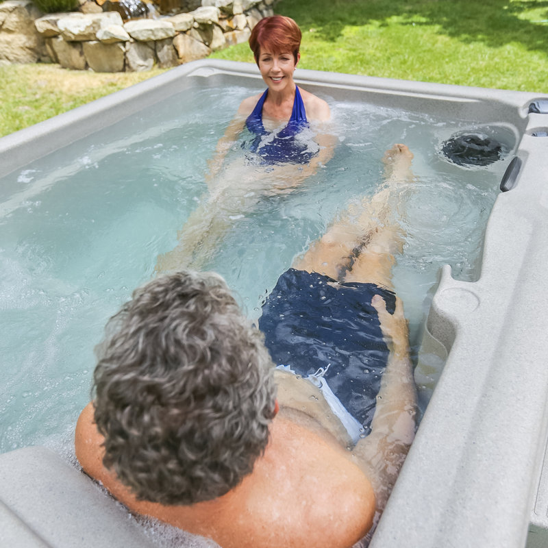 Sandstone 5-Person 28-Jet Plug and Play Spa with Ozonator