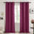 Grommet Top Thermal Insulated Room Darkening Window Curtain Panels (Set of 2)-102058987-102059013