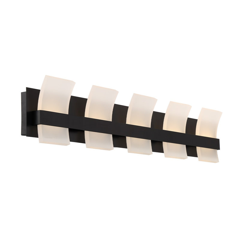 Cambridge 5 Light Vanity in Black