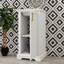 Meuble-lavabo de 16 po avec lavabo intégré avec tablettes réglables et portes à fermeture en douceur
