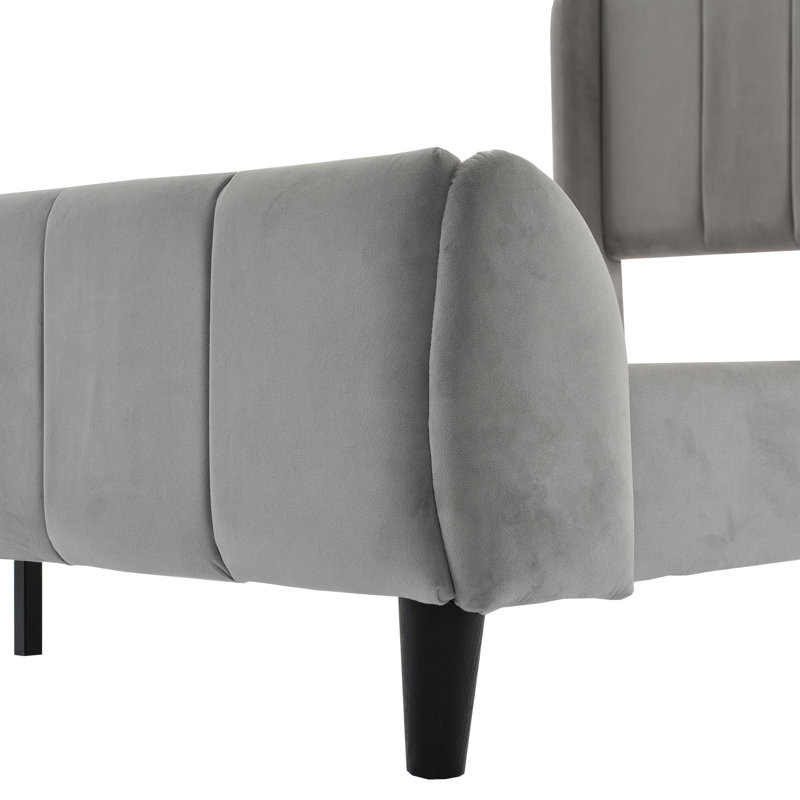 Ketrina Upholstered Bed, Double (4'6)