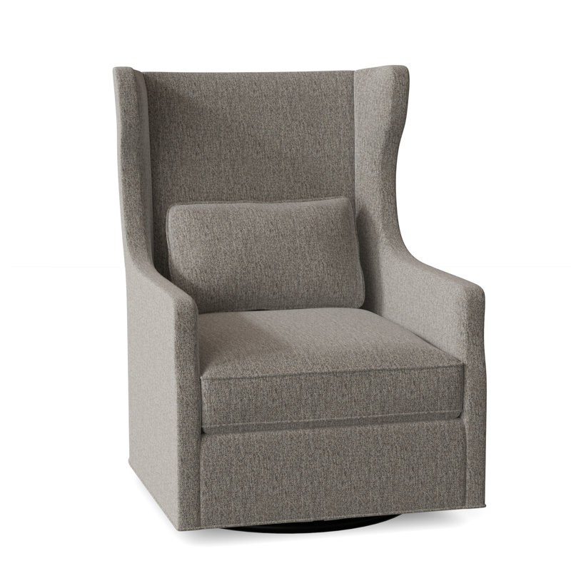 Taylor Swivel Wingback Chair, Smoke (9508 63)