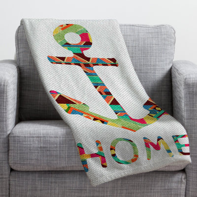 Bianca Green Throw Blanket