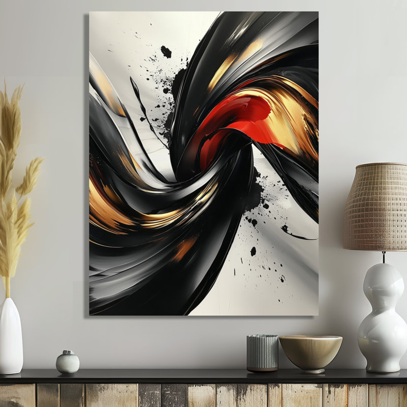 Starke - impressions sur toile abstraites, H 40 po x l 30 po, Toile tendue, Ne s’applique pas
