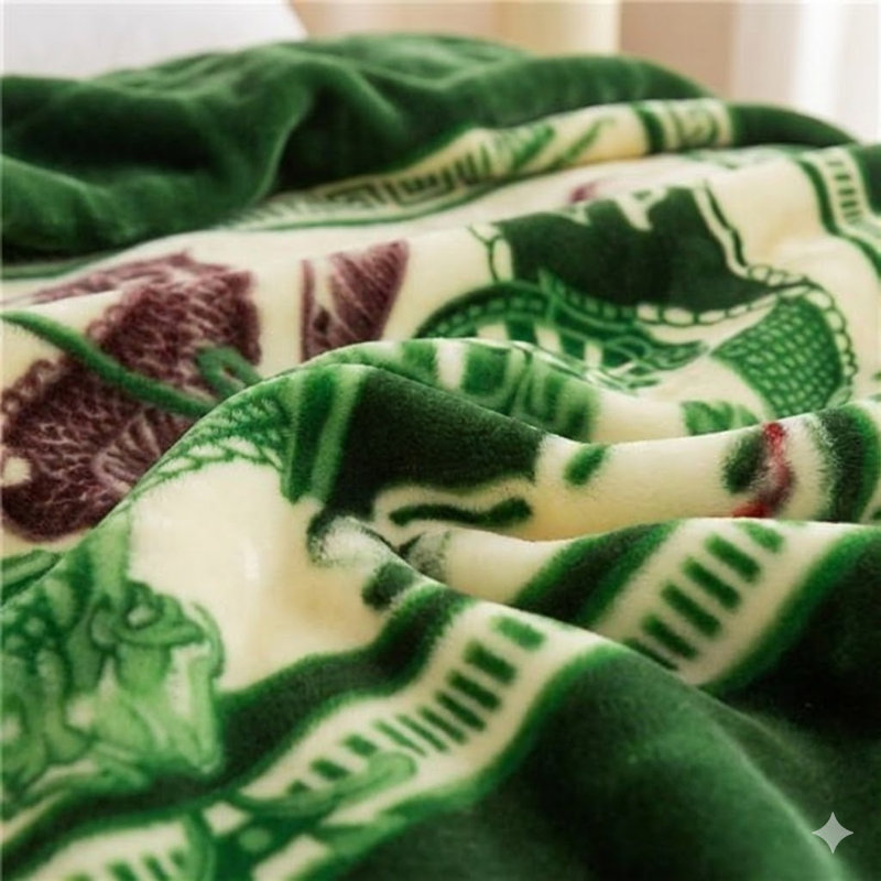 Super Warm Silky Winter Blanket - King Size, Reversible Korean Style
