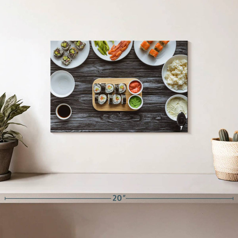 Sushi Fest, 8" H x 12" W