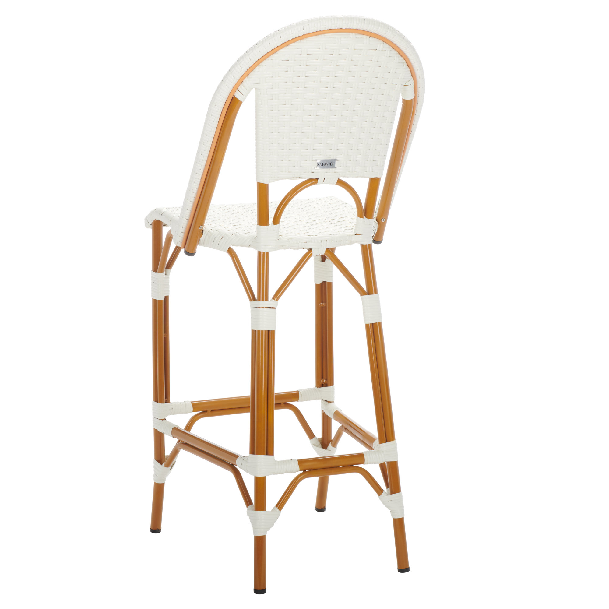Kerta 46.5'' Outdoor Bar Stool, White