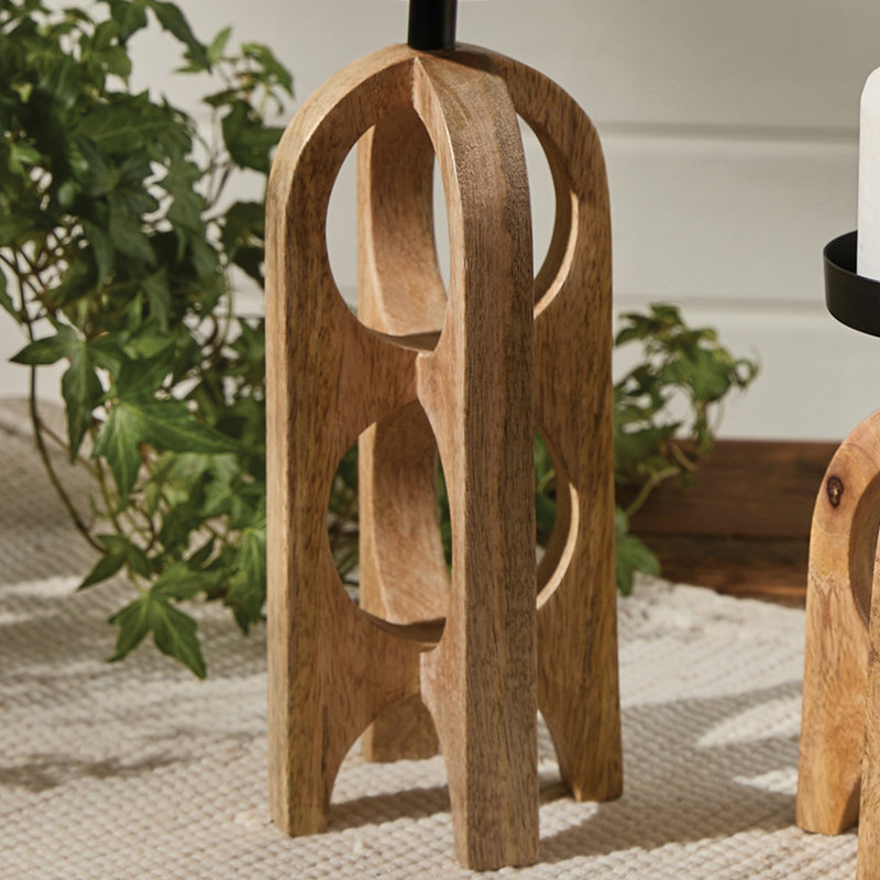 Pilier de table en métal, H 10 po x l 4 po x P 4 po