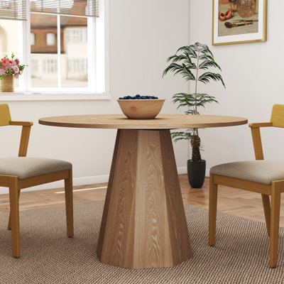 39" Round Pedestal Dining Table