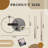 Metal Wall Clock