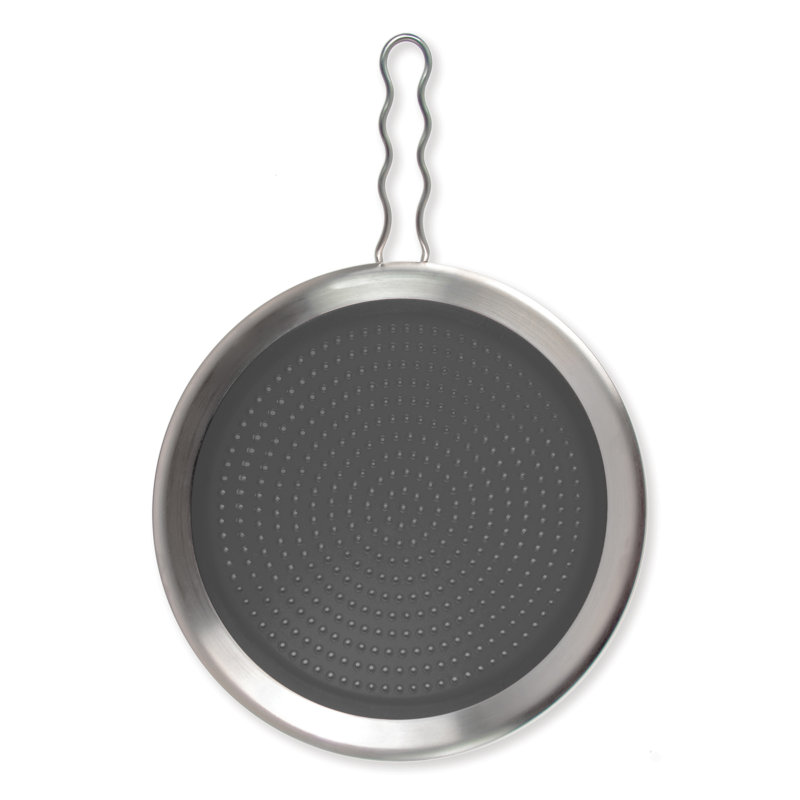 Écran anti-éclaboussures en silicone Tovolo, facile à nettoyer, écran anti-éclaboussures pour bacon, sauce, huile, résistant à la chaleur jusqu'à 600 ° F